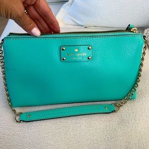 Kate Spade leather purse with shoulder strap